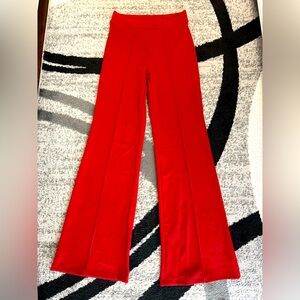 Red Flared Pants